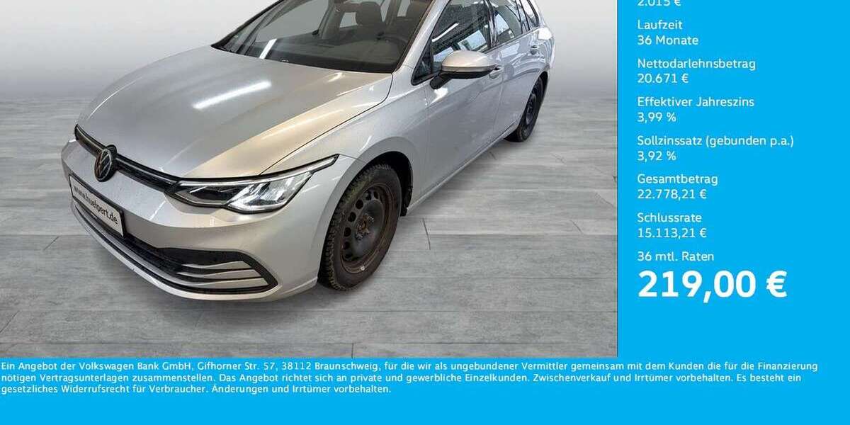 VW Golf Variant 42.551 km 22.544 &euro; Bergkamen 59192