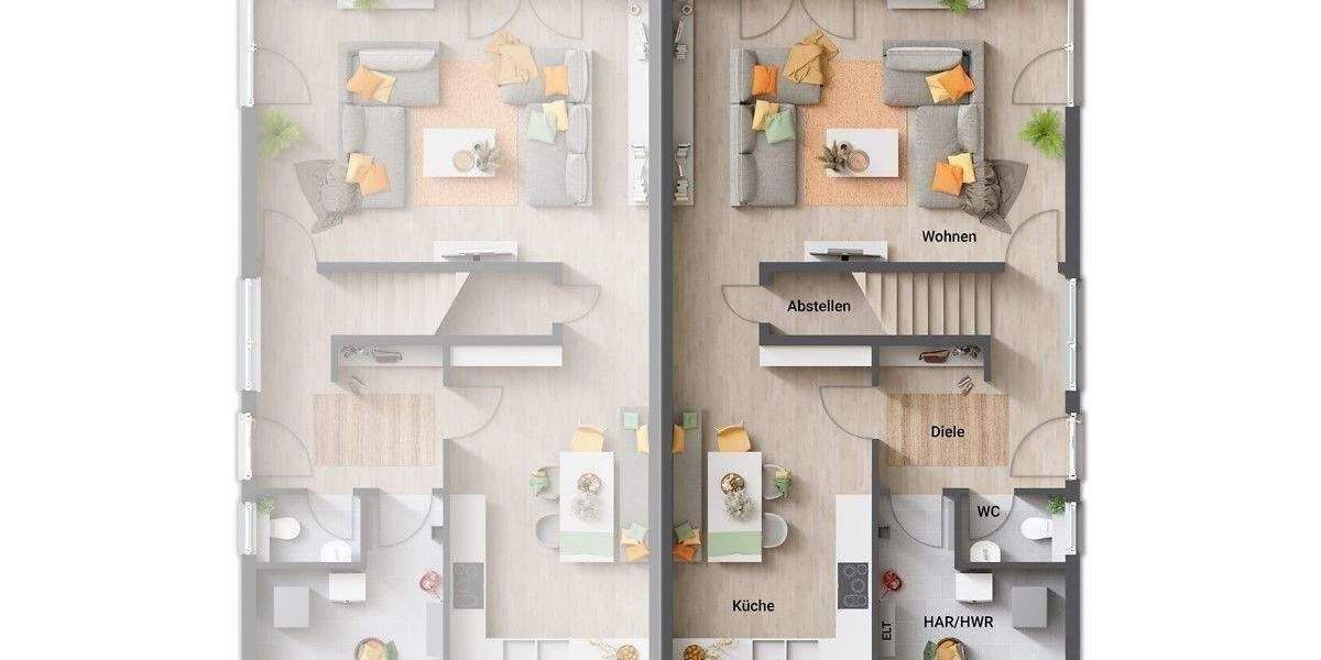 Doppelhaushälfte Nordkirchen Südkirchen - 4 Zimmer, 136 m&sup2;, 304.990&euro; | Angebot:25681219