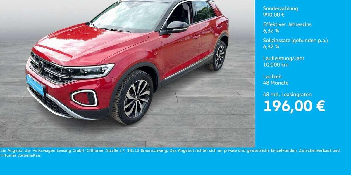 VW T-Roc 45.253 km 19.195 &euro; Unna 59423