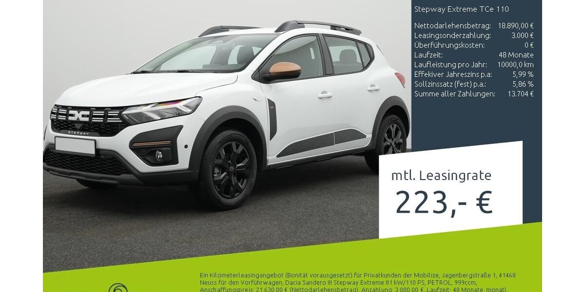 Dacia Sandero 1.500 km 18.890 &euro; Münster - Amelsbüren 48163