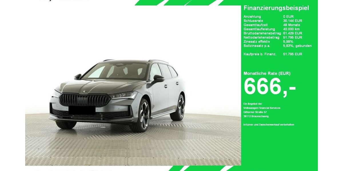 Skoda Superb 14.500 km 51.795 &euro; Oelde (Stromberg) 59302