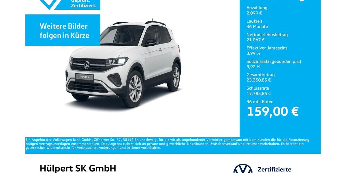 VW T-Cross 4.414 km 23.166 &euro; Bergkamen 59192