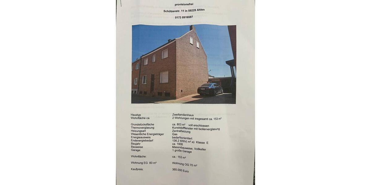 Reihenhaus Ahlen Dolberg - 365.000&euro; | Angebot:26765271