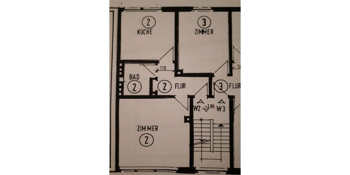 Etagenwohnung Münster - 2 Zimmer, 38 m&sup2;, 250.000&euro; | Angebot:25193340