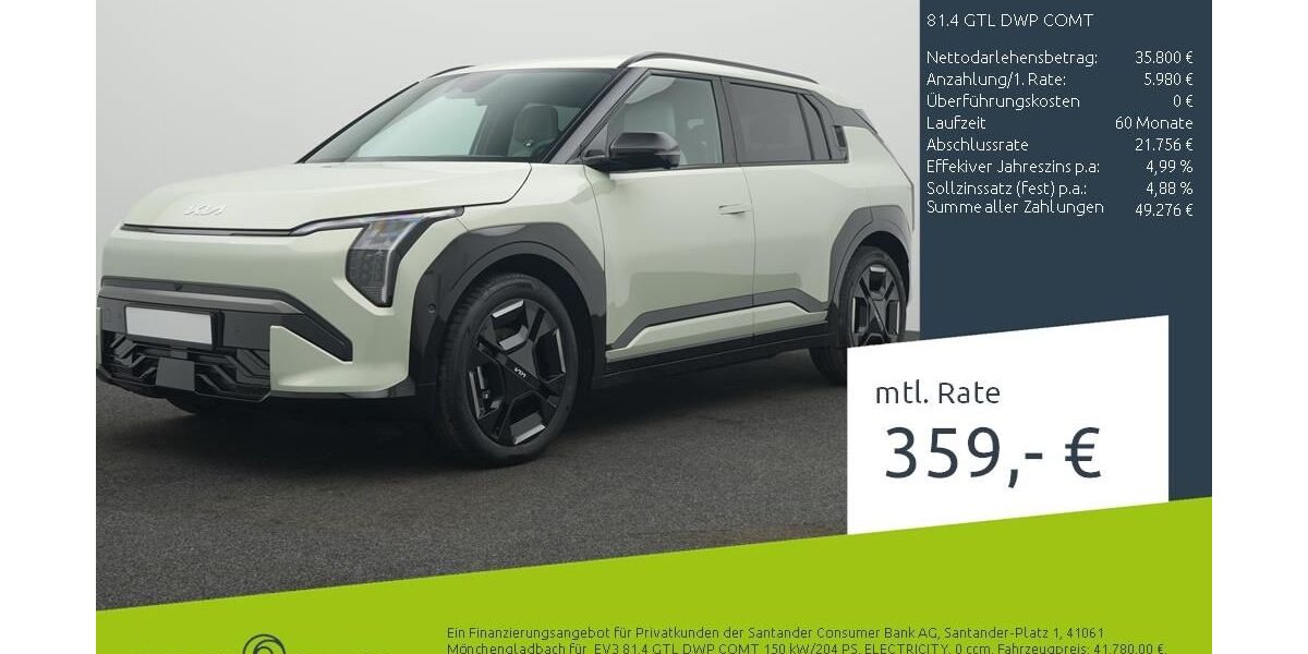 Kia EV3 4.490 km 41.780 &euro; Münster - Amelsbüren 48163