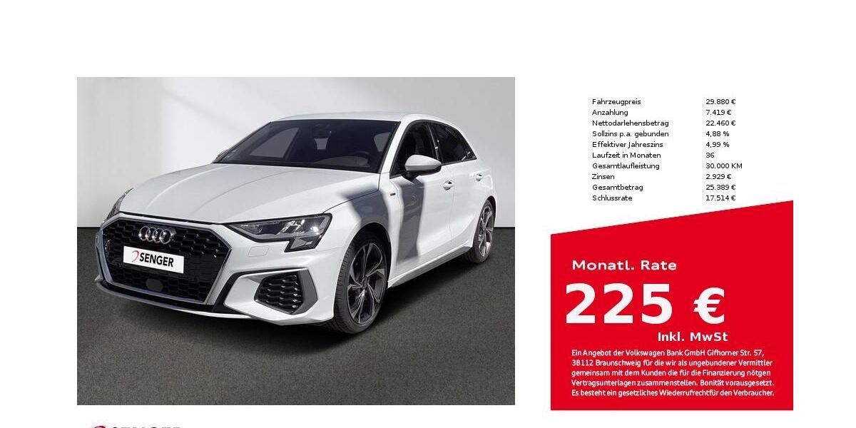 Audi A3 39.960 km 29.880 &euro; Münster 48153