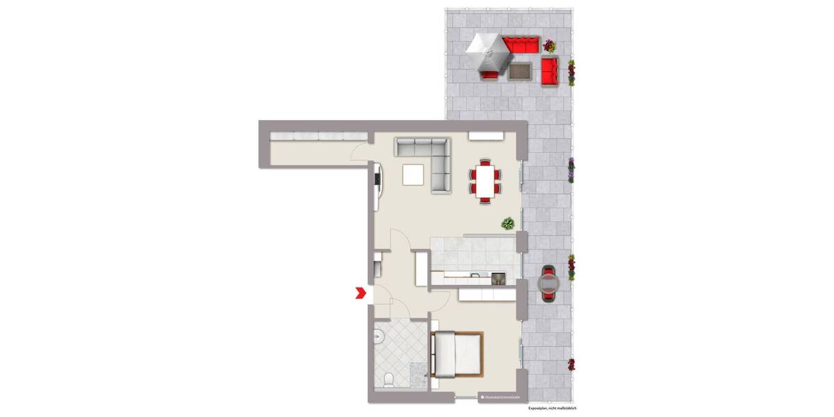 Etagenwohnung Angelmodde Angelmodde - 2 Zimmer, 80 m&sup2;, 329.000&euro; | Angebot:26799353