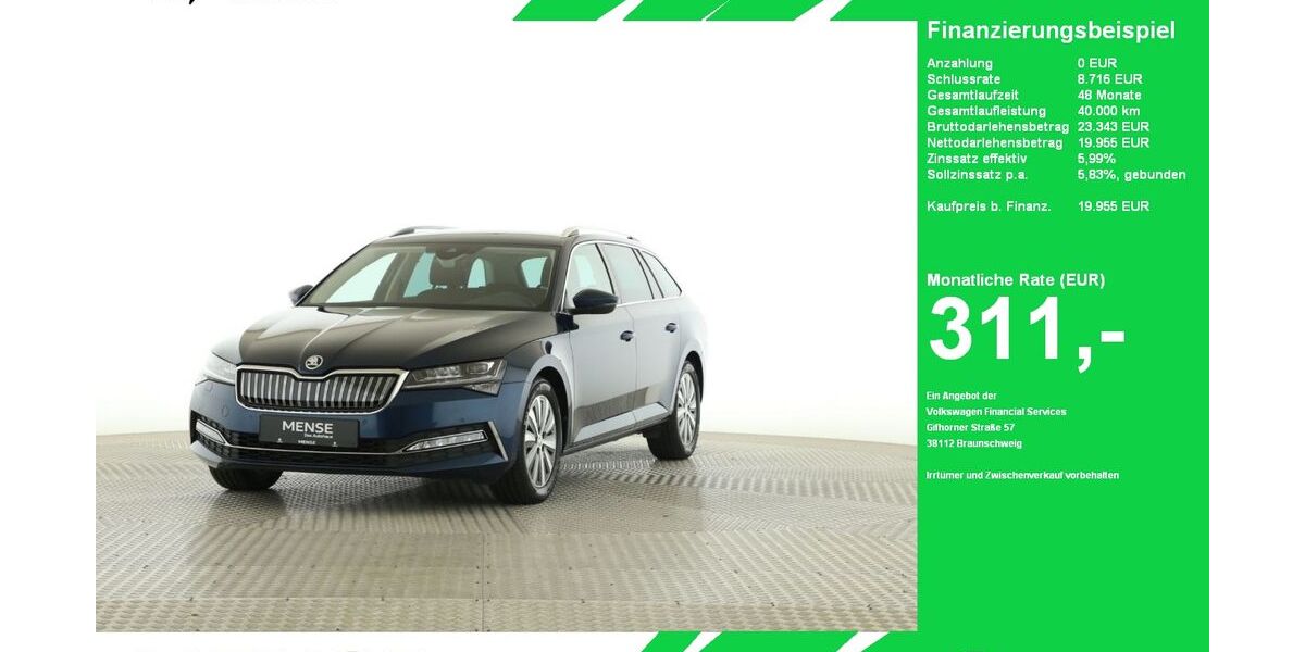 Skoda Superb 101.192 km 19.955 &euro; Oelde (Stromberg) 59302