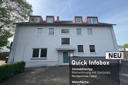 Wohnung Bönen - 2 Zimmer, 55 m&sup2;, 425&euro; | Angebot:26569599