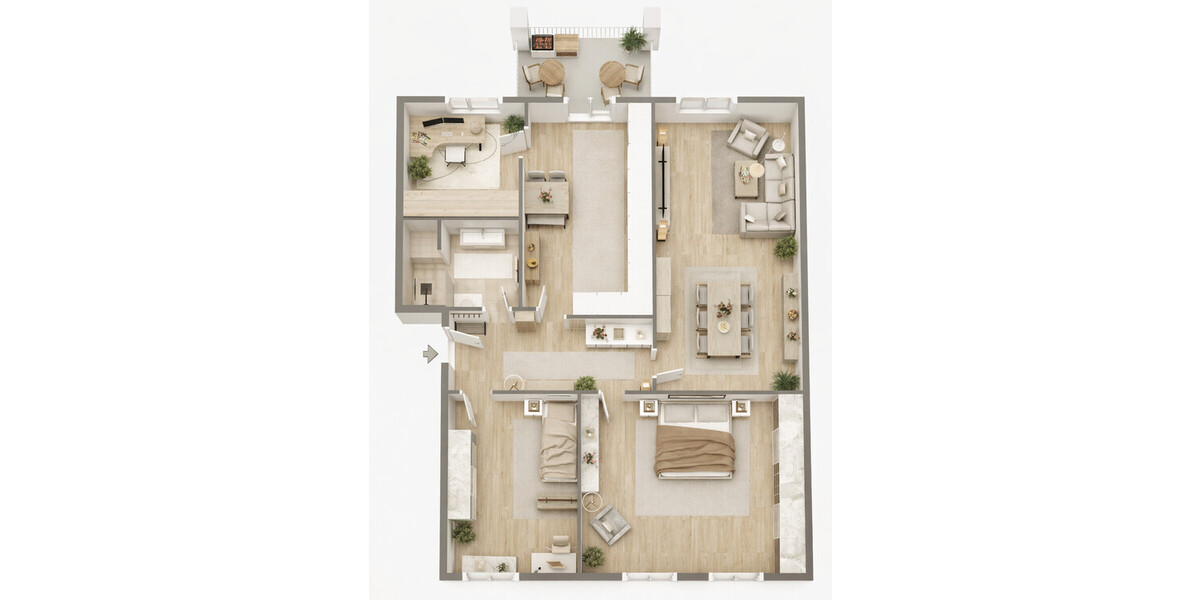 Erstklassiges Wohnen mit Raumhöhe, Stil und zeitloser Eleganz im Herzen des Erphoviertels! - Etagenwohnung Münster Mitte-Nordost | Angebot:26195827