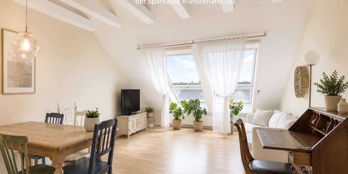 Etagenwohnung Münster Münster-Südost - 3 Zimmer, 69 m&sup2;, 209.500&euro; | Angebot:27362275