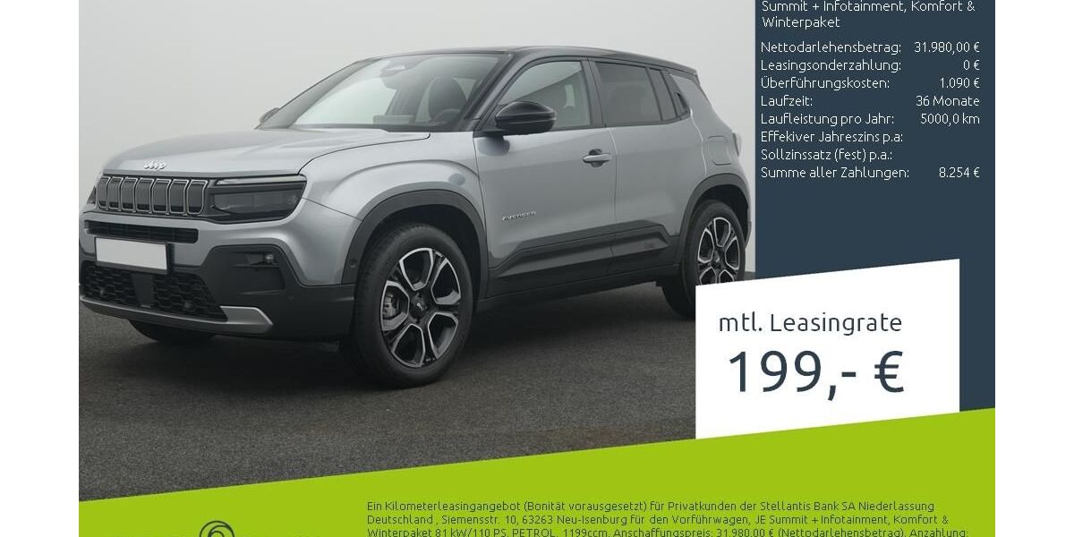 Jeep Avenger 2.500 km 31.450 &euro; Münster - Amelsbüren 48163