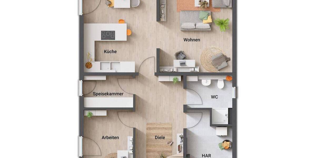 Mehrfamilienhaus, Wohnhaus Münster Amelsbüren - 4 Zimmer, 128 m&sup2;, 335.705&euro; | Angebot:26053258