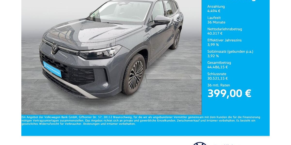 VW Tayron 6.319 km 43.444 &euro; Bergkamen 59192