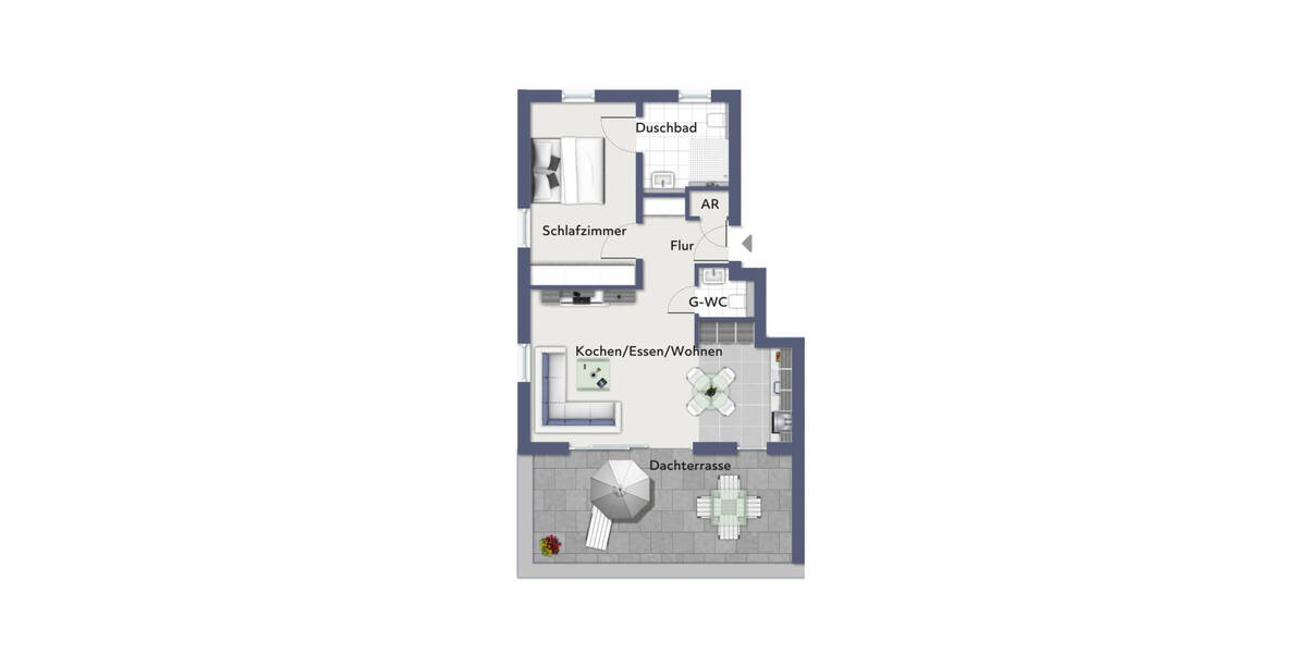 Etagenwohnung Münster Mecklenbeck - 2 Zimmer, 65 m&sup2;, 402.000&euro; | Angebot:26244663