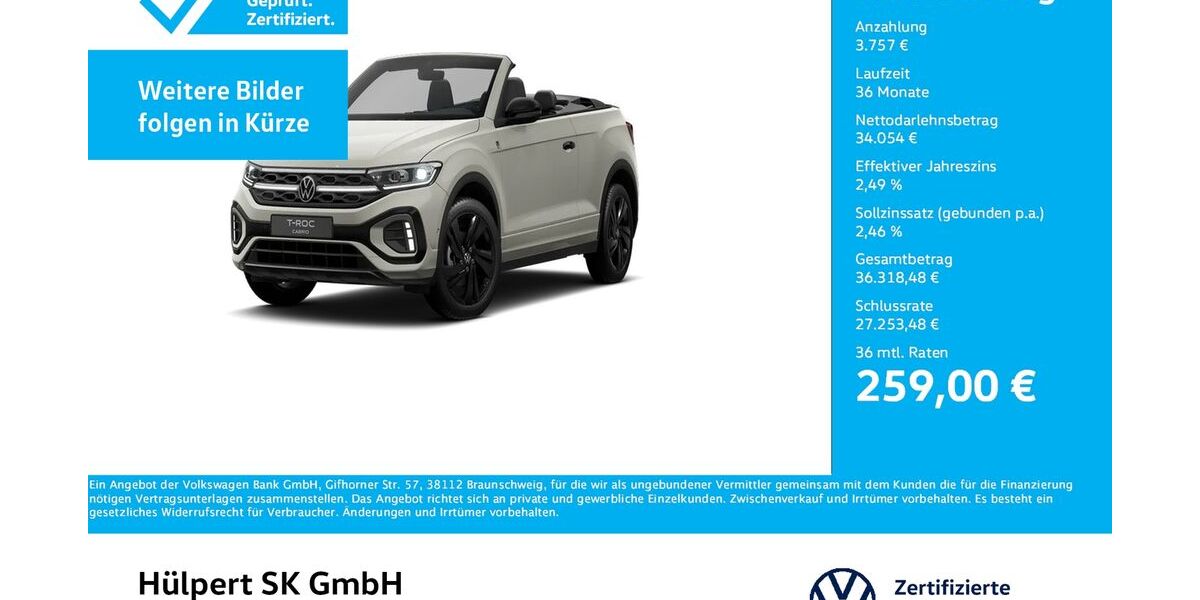 VW T-Roc 9.677 km 37.811 &euro; Bergkamen 59192