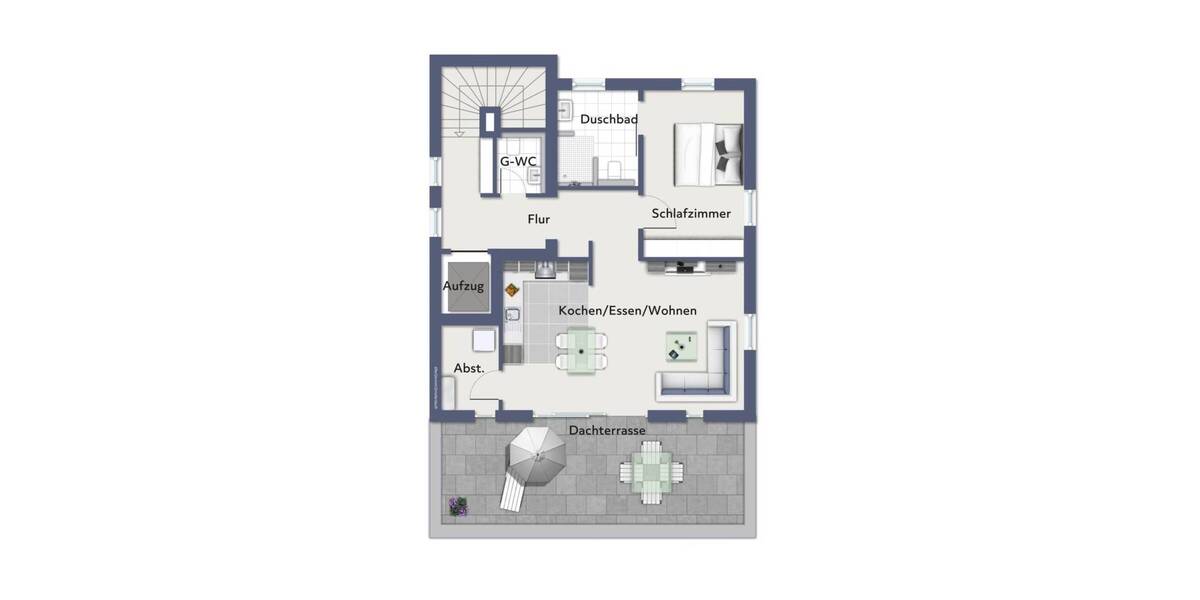Etagenwohnung Münster Mecklenbeck - 2 Zimmer, 83 m&sup2;, 531.000&euro; | Angebot:26244659