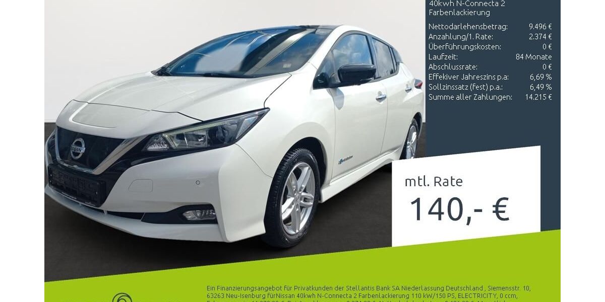 Nissan Leaf 53.562 km 13.135 &euro; Münster - Amelsbüren 48163