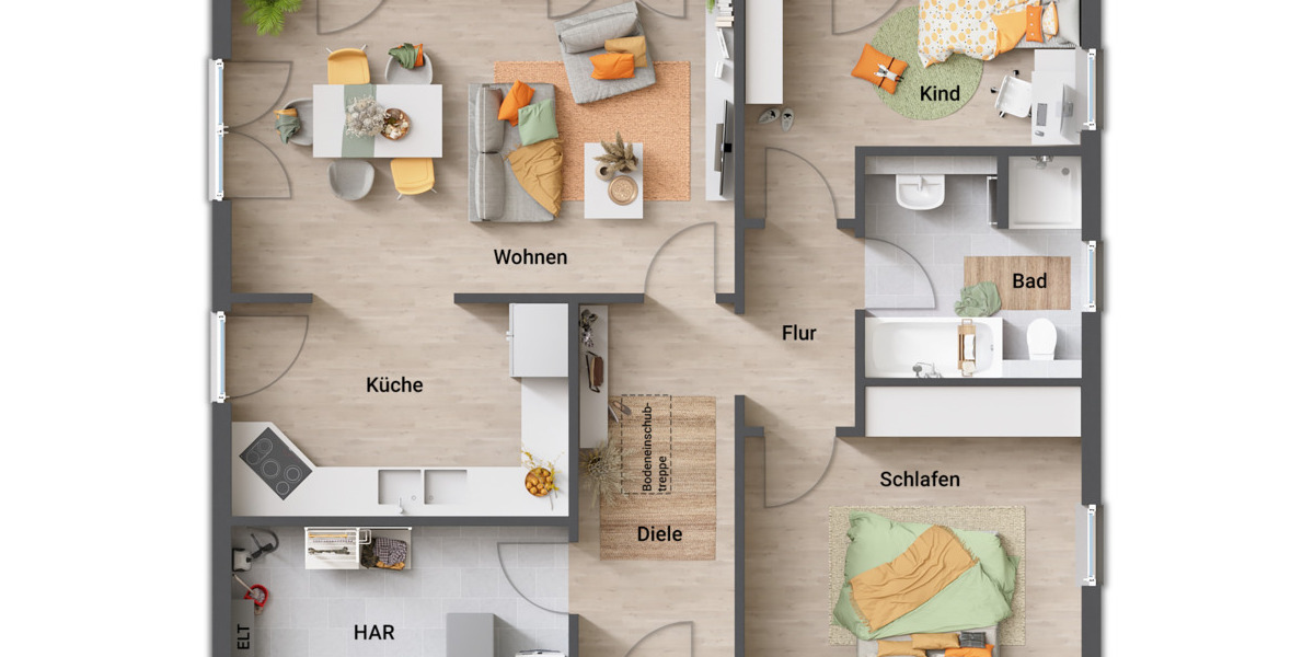 Bungalow Bergkamen Mitte - 361.030&euro; | Angebot:25734172