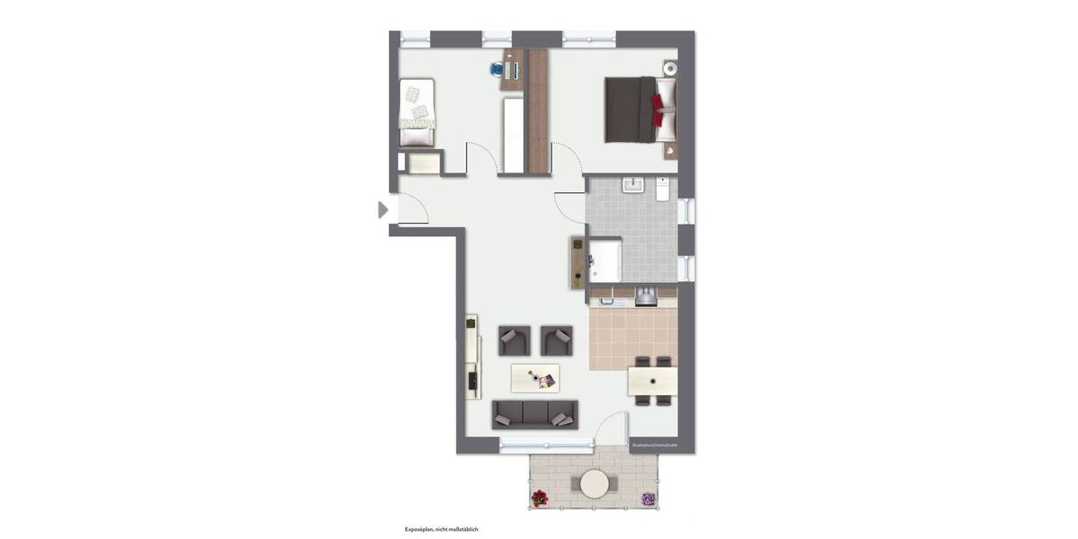 Etagenwohnung Münster Angelmodde - 3 Zimmer, 80 m&sup2;, 460.000&euro; | Angebot:25776742