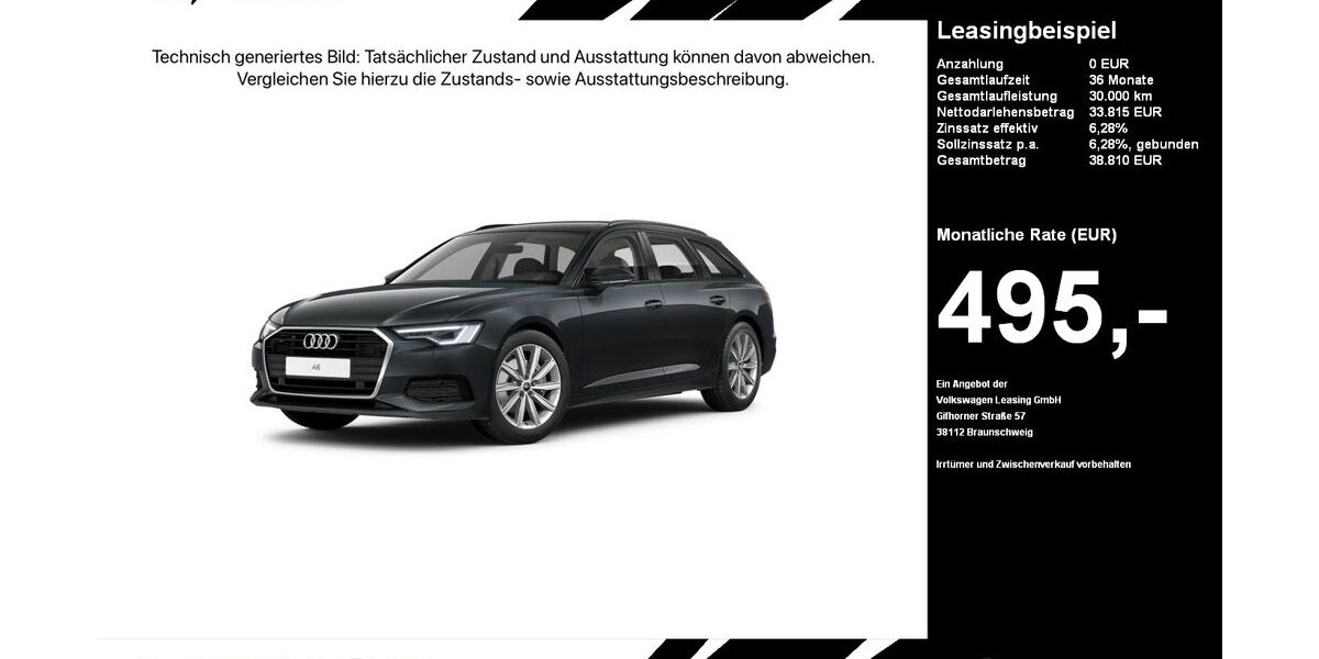Audi A6 107.349 km 33.815 &euro; Oelde (Stromberg) 59302