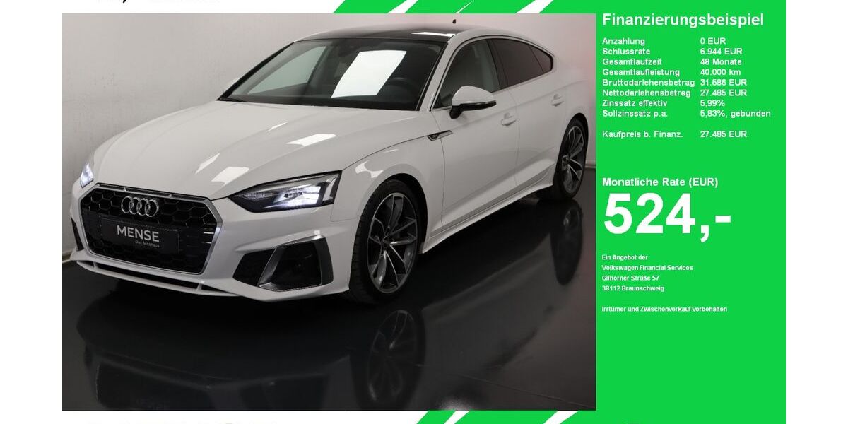 Audi A5 158.713 km 27.485 &euro; Oelde (Stromberg) 59302