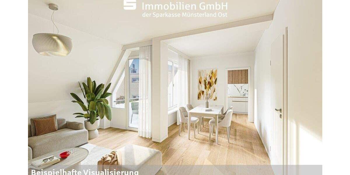 Etagenwohnung Warendorf - 4 Zimmer, 90 m&sup2;, 179.000&euro; | Angebot:25837807