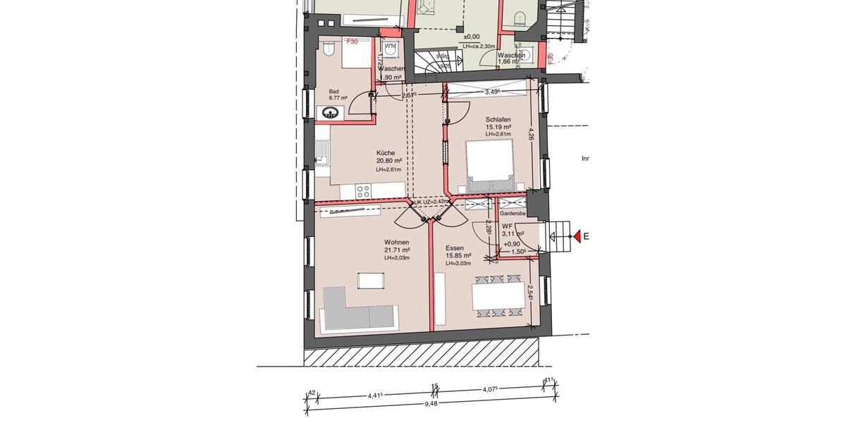 Hochparterre Soest - 2.5 Zimmer, 85 m&sup2;, 900&euro; | Angebot:24707784