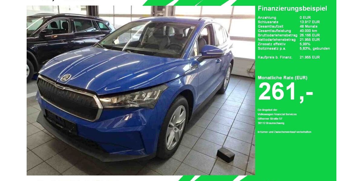 Skoda Enyaq 22.324 km 21.955 &euro; Oelde (Stromberg) 59302