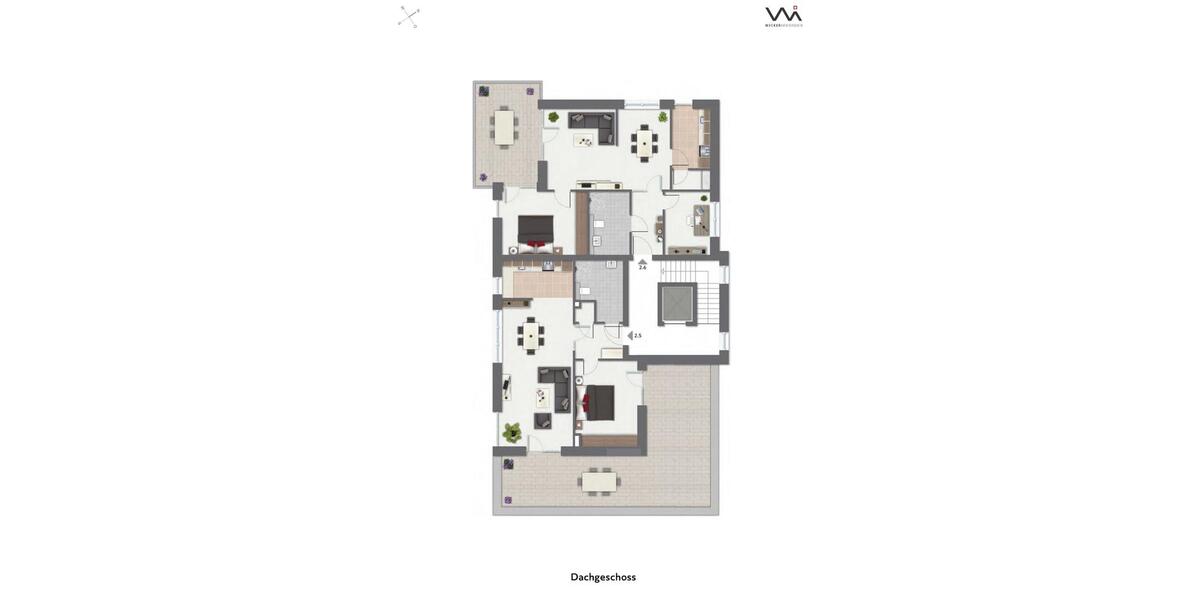 Dachgeschoßwohnung Warendorf - 2 Zimmer, 78 m&sup2;, 1.050&euro; | Angebot:24381396