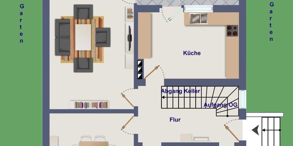 Etagenwohnung Münster Amelsbüren - 6 Zimmer, 124 m&sup2;, 470.000&euro; | Angebot:25797485