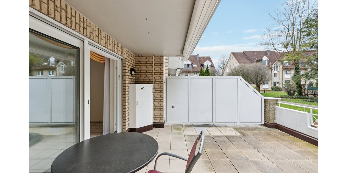 RESERVIERT - Sofort frei: Gepflegte 2-Zimmer-Erdgeschosswohnung mit großem Balkon & Tiefgaragenstellplatz - Erdgeschoßwohnung Bad Sassendorf | Angebot:25851708