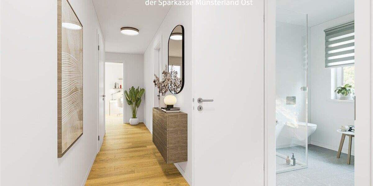 Etagenwohnung Beckum - 3 Zimmer, 90 m&sup2;, 436.700&euro; | Angebot:25748663