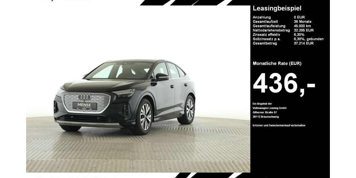 Audi Q4 e-tron 43.374 km 32.000 &euro; Oelde (Stromberg) 59302