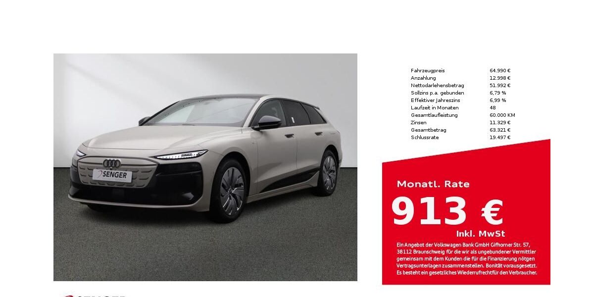 Audi A6 e-tron 5.000 km 64.990 &euro; Münster 48153