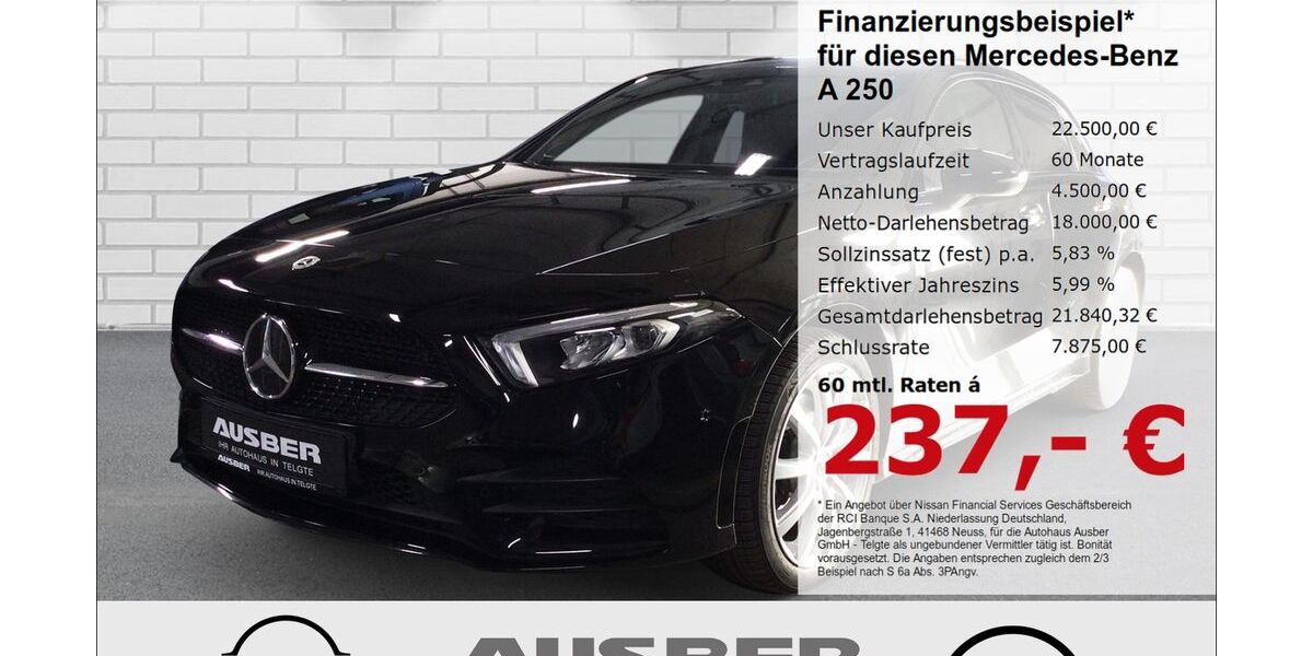 Mercedes-Benz A 250 67.206 km 22.500 &euro; Telgte 48291