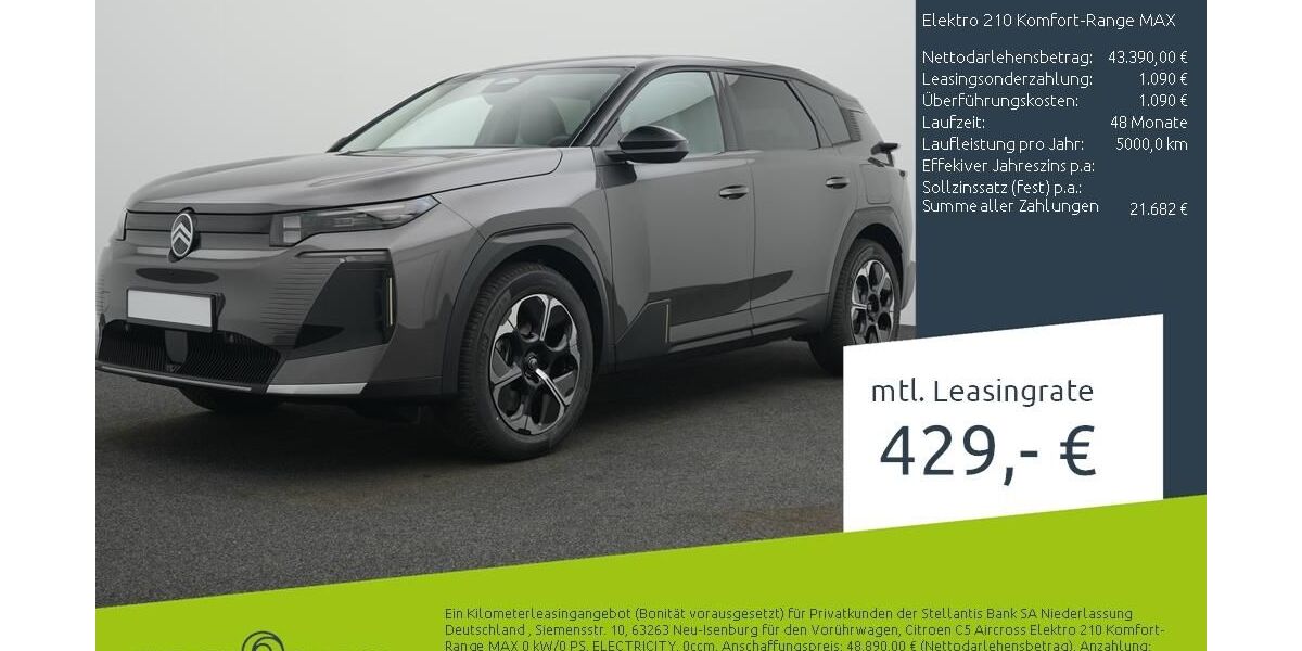 Citroen C5 Aircross 8.957 km 43.390 &euro; Münster - Amelsbüren 48163