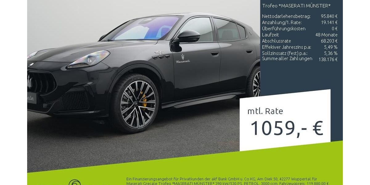 Maserati Grecale 11.000 km 114.980 &euro; Münster - Amelsbüren 48163