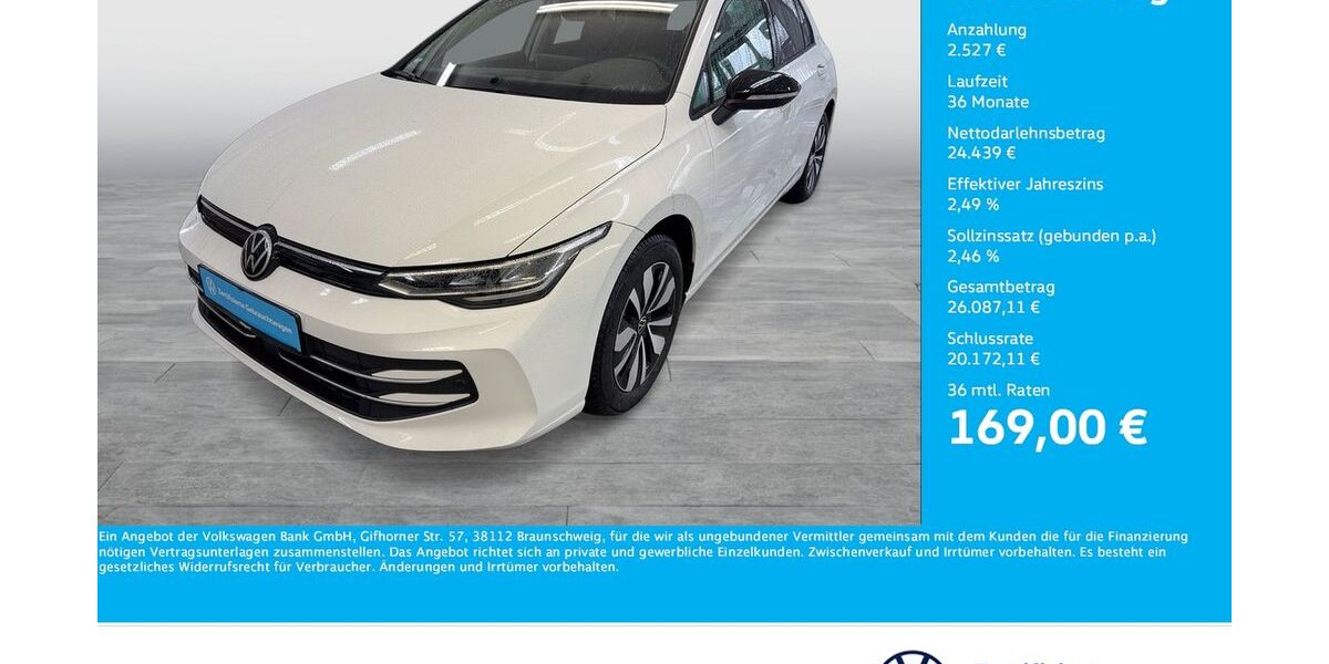 VW Golf 2.859 km 26.966 &euro; Bergkamen 59192