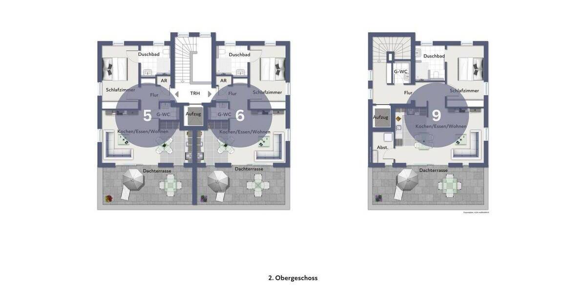 Etagenwohnung Münster Mecklenbeck - 2 Zimmer, 83 m&sup2;, 531.000&euro; | Angebot:26244659