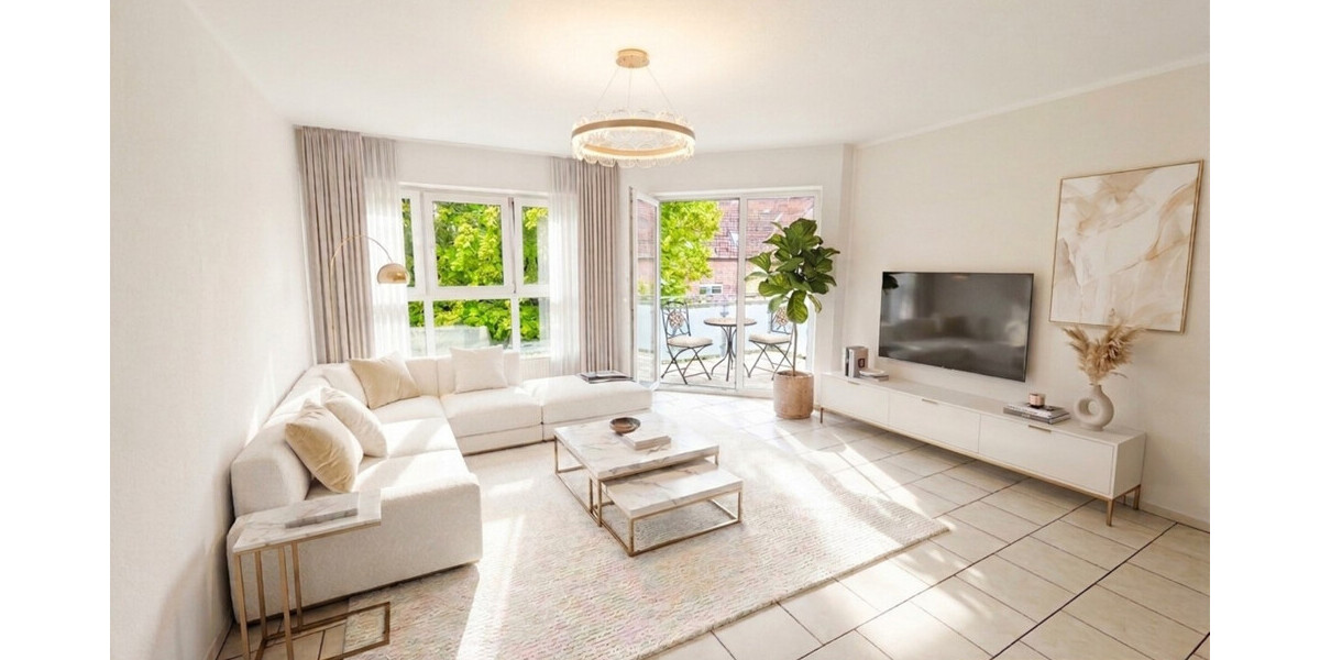 Stadtlage trifft Werse. Sofort einziehen. Zuhause sein. - Etagenwohnung Beckum | Angebot:27284993