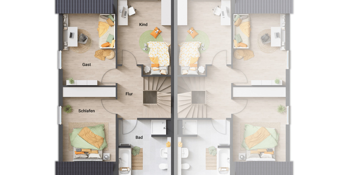 Doppelhaushälfte Münster Hiltrup - 4 Zimmer, 123 m&sup2;, 531.527&euro; | Angebot:26902392