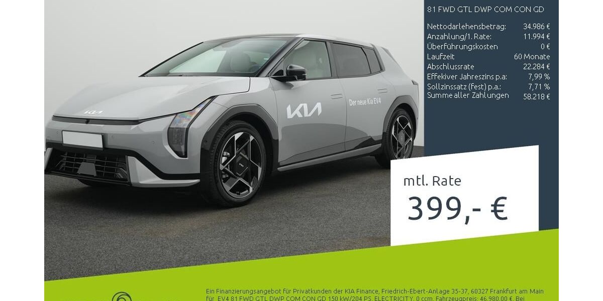 Kia EV4 18.980 km 40.720 &euro; Münster - Amelsbüren 48163