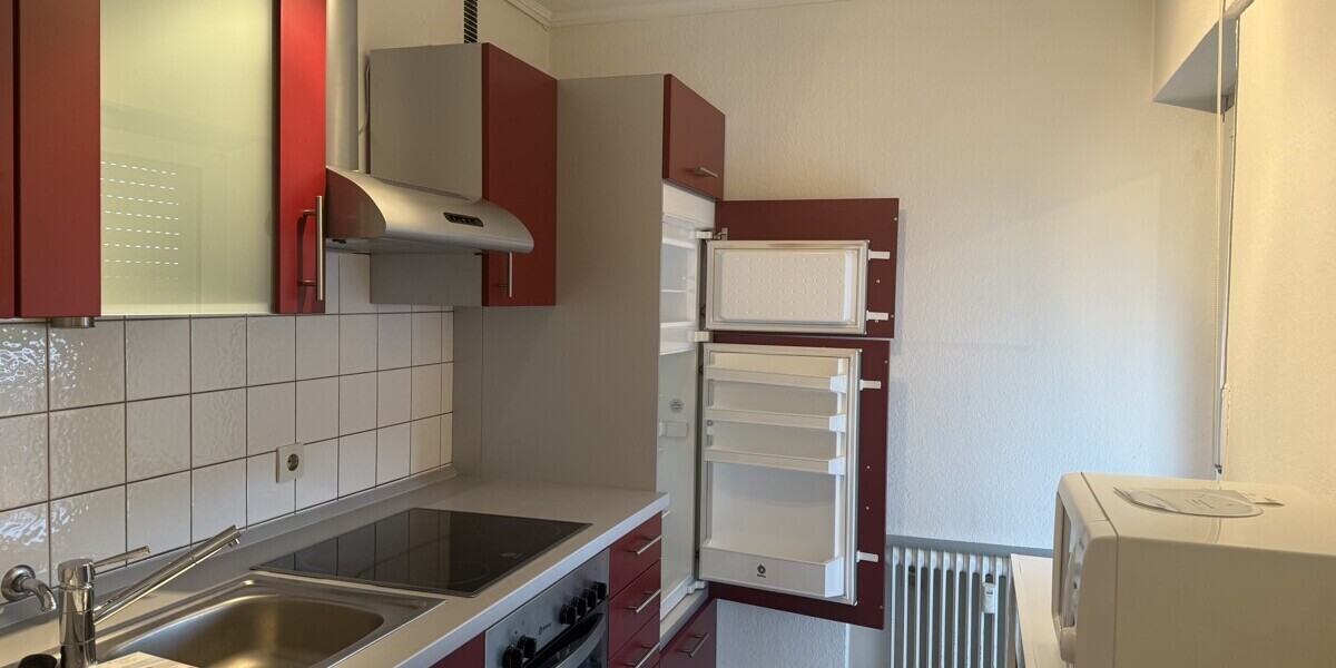 Wohnen am Koburger Weg: 2 Zimmer, EBK & zwei Balkone – befristet bis Mai 2027 - Dachgeschoßwohnung Münster Mitte-Nordost | Angebot:26864427