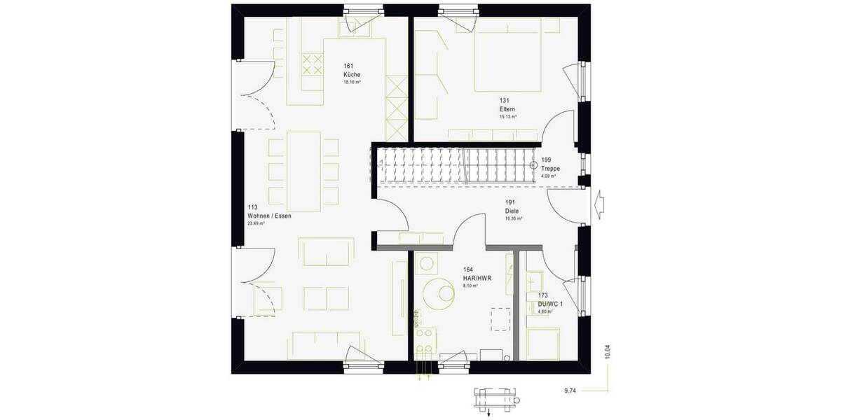 Einfamilienhaus Ennigerloh-Westkirchen Westkirchen - 5 Zimmer, 138 m&sup2;, 379.699&euro; | Angebot:26787770