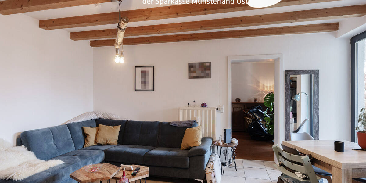 Etagenwohnung Münster Geist - 3 Zimmer, 77 m&sup2;, 359.000&euro; | Angebot:26161817