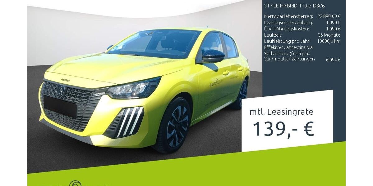 Peugeot 208 5.550 km 22.890 &euro; Münster - Amelsbüren 48163