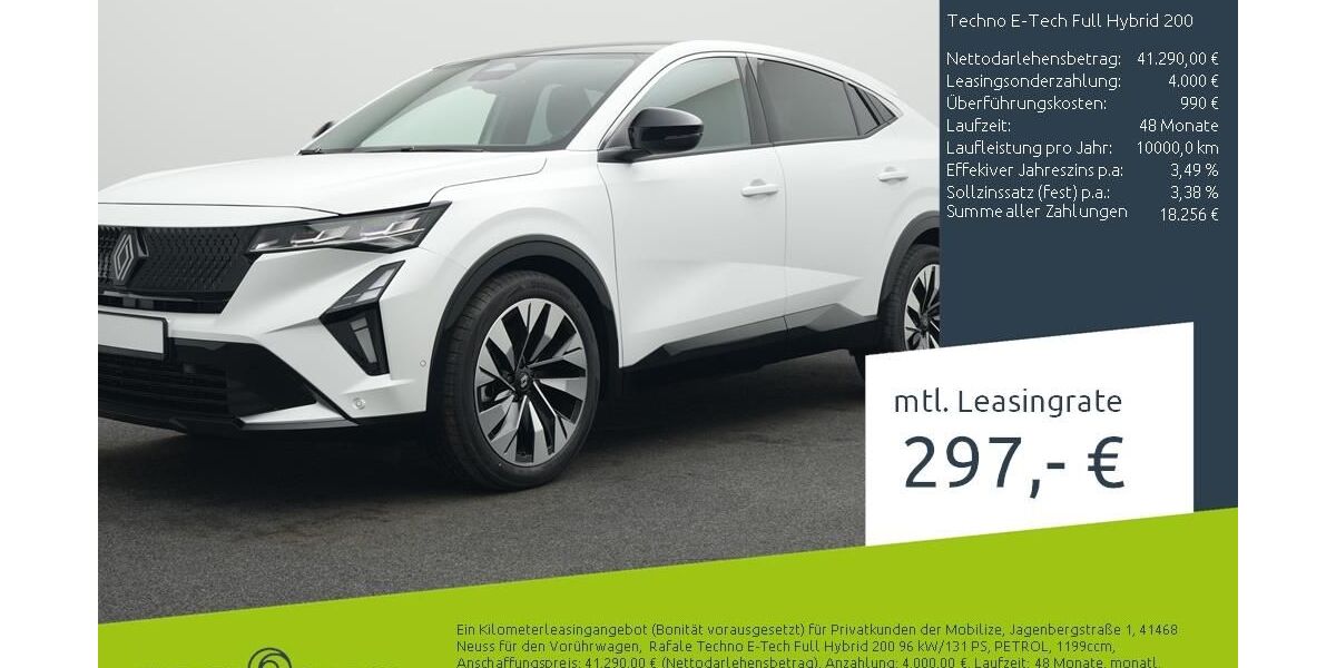 Renault Rafale 1.500 km 38.970 &euro; Münster - Amelsbüren 48163