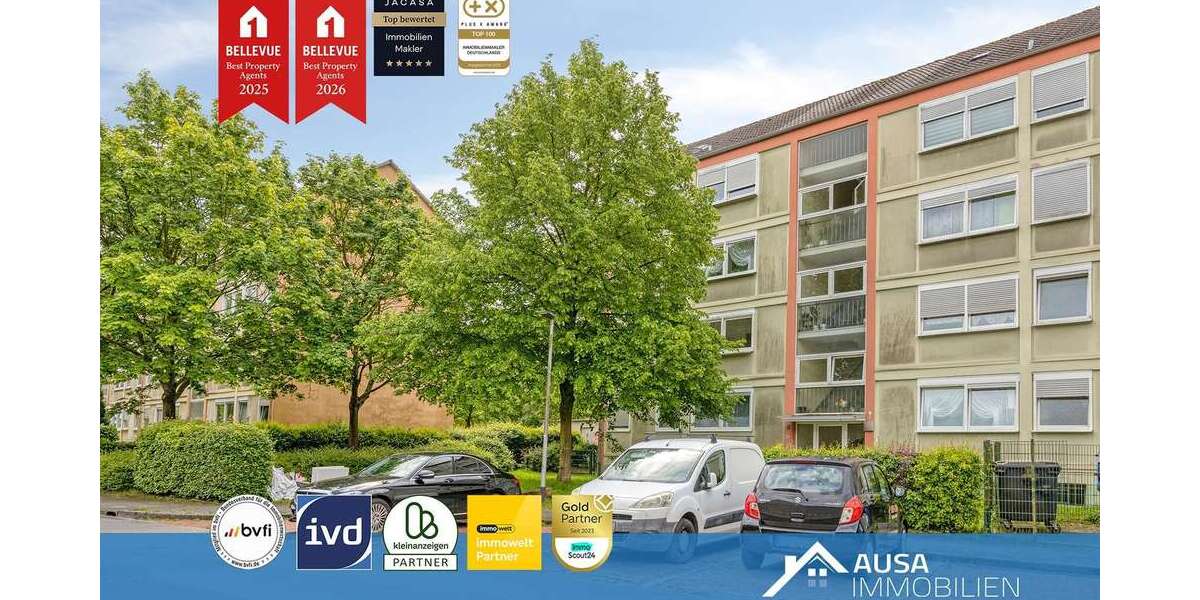 Etagenwohnung Münster Münster-Ost - 3 Zimmer, 74 m&sup2;, 169.000&euro; | Angebot:26864680