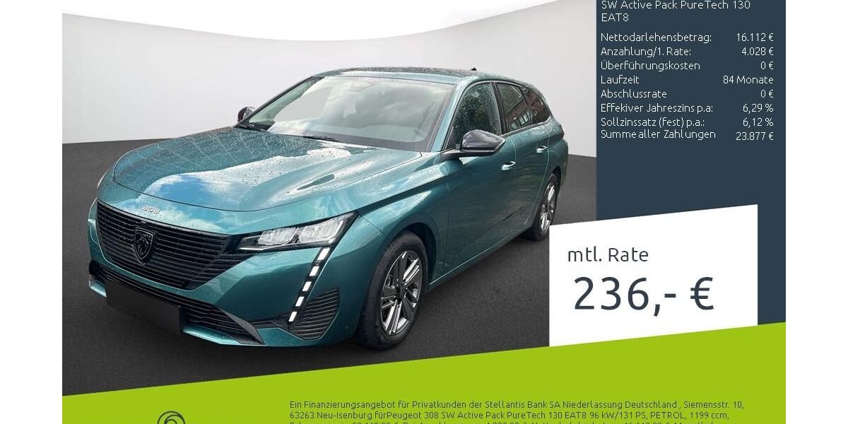 Peugeot 308 16.762 km 19.799 &euro; Münster - Amelsbüren 48163